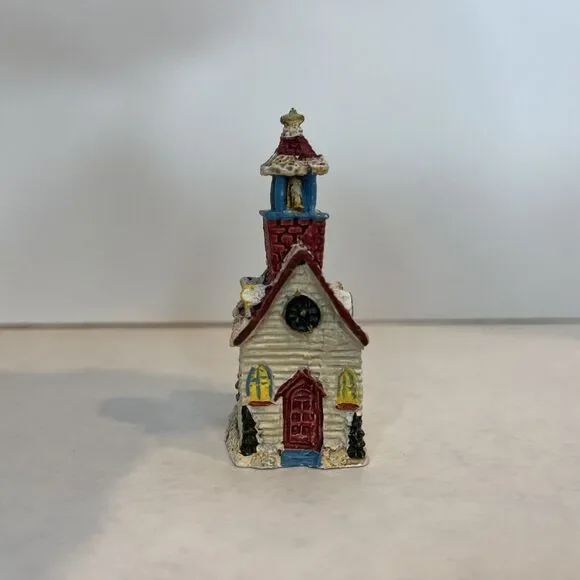 Novelino Pewter Gift Lot of 3 Christmas Church Santa Tree Figure Holiday 2.5" - Picture 3 of 16